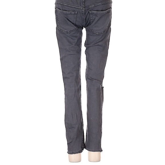 Free People Low Rise Distressed Skinny Jeans - Picture 4 of 5